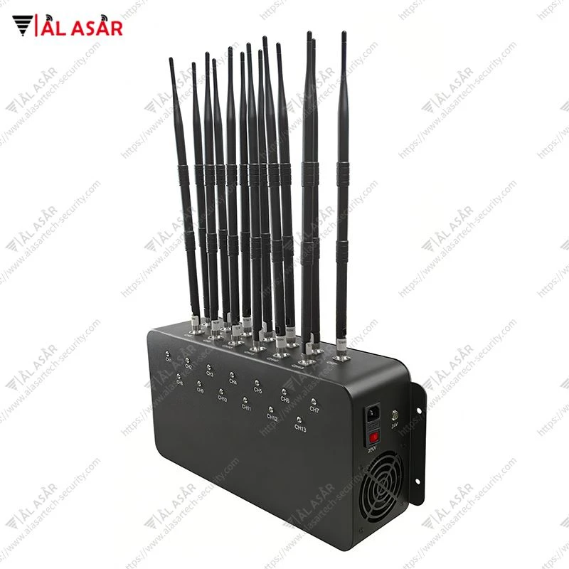 13/14-kanals WiFi Indendørs Signalblokerende Jammer